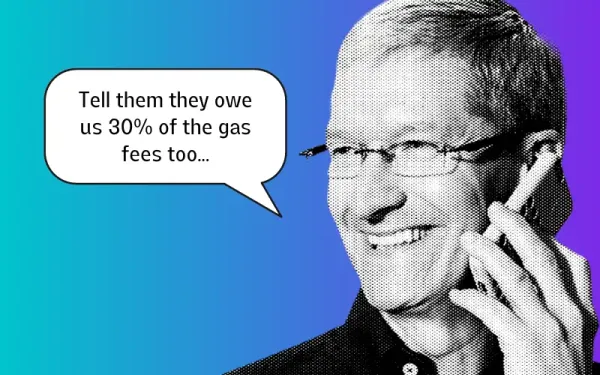 Tim Cook explains how the Apple Store's fee structure applies to NFT transactions